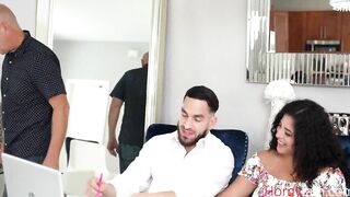 My Big Titted Hispanic Sister Fucks Me While We Try To
