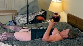 Granny Carmen Elegantly Gloved, Befucked &amp; Creampied Mature 9825CAMS125