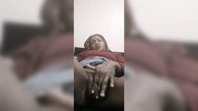 Touching her juicy pussy&#x270C; feels like pure bliss &mdash;  the thick cream oozing out is so delicious