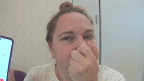 Hold my breath with puffy cheeks 2 sf