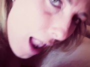 He Fucks me then he cums on my heels