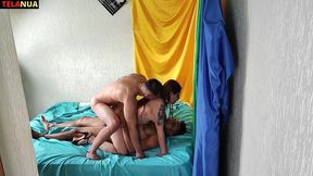 a primeira suruba com dp da lara ruiva