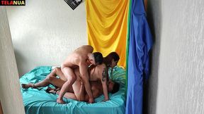 a primeira suruba com dp da lara ruiva