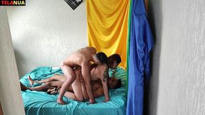 a primeira suruba com dp da lara ruiva