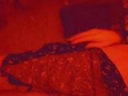 Trans sissy caged and stripteaseing for the first time on here I hope you enjoy !!