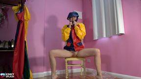 Farmerrain PVC Rainwear Jacket Unboxing & Full Fetish Dress Up - MOV