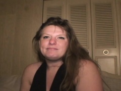 Sultry blonde slut confesses her passion for hard meat and fresh cum