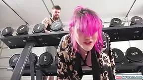 Lena Moon - Stuck Shemale Rimmed And Sucks