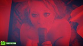 Lucky Gurl Ms Naughty Angel - Red Light Special POV Blowjob Experience