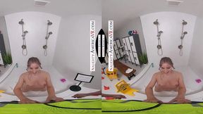Hot Shower Surprise for the Maintenance Man