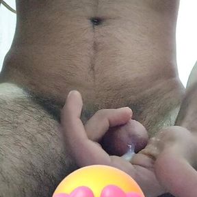 Handjob very soft and creamy big cock