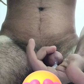 Handjob very soft and creamy big cock