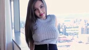 【震撼推薦】高顏值氣質爆乳女神40層高樓奢華酒店性感寫真 完美巨乳雪嫩肌膚性感紅唇頂尖尤物