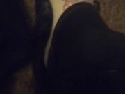 Work Shoes & Cute Hexagon White Dirty Socks (No Audio)