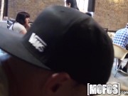 Mofos couple fuck in café in public