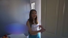 Latina maid gets her ass fucked by the homeowner in a hot roleplay scene