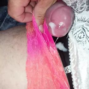 Wife sexy lingerie cum