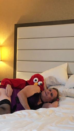 Elmo Top with His Giant Cock