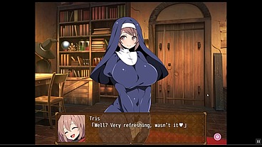 Futanari Alchemist Tris [Hentai game PornPlay] Ep.11 multiple creampie in that chaste nun virgin asshole made her cum hard