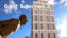 Giant super hero city destroyer