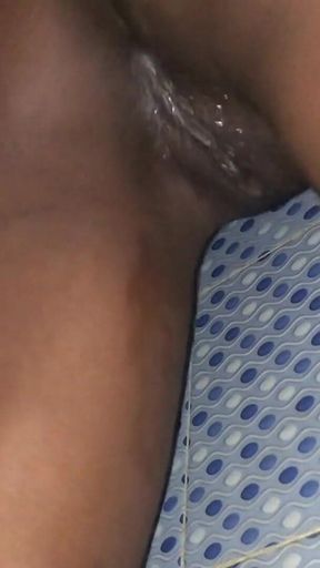 Sexy African Ebony Teasing Wet Pussy in Your Face View From Bellow Sexy Dance Bathroom