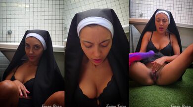 Petite latina squirts her tight brown pussy raw with monster vibe