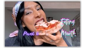 Eating the pizza the fan sent PART 2
