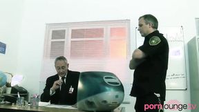 ”Perp with huge natural boobs rides cops”