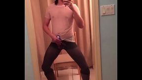 Ripped Stockings Cum on Boots