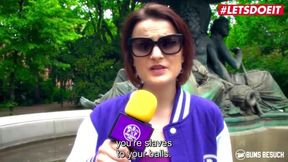 German Fan Enjoys Intense Outdoor Encounter with Favorite Starlet