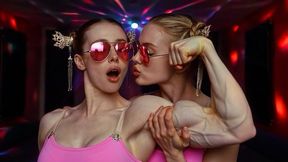 Veiny Bicep Worship in the Disco - Muscle Party Fantasy Video