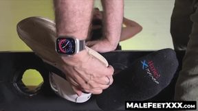 MaleFeetXXX.com - Maui's turn in the tickle chair for an intense and everywhere tickl