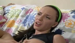 Hot russian teen Alexandra Geryazuk a Small Titties Teen is Getting Fucked in the Ass Roughly