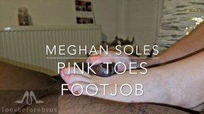 Meghan Soles Pink Toes Footjob