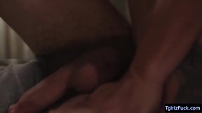 Tbabe eva paradis worships joels penis