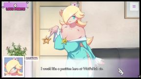 Waifu Hub [PornPlay Parody Hentai game] Rosalina couch casting - Part1 Rosalina wear a slutty bikini