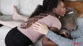 ”Noemie Bilas foot licking & sucking on meat”