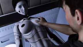 AI Busty Robot Gets Intense Butt🍑 Fueled Sex with Huge Penis🍆 and Bouncing Titties
