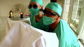 Paige Ashley, the patient referred to doctors Mugur and Lauro who are thinking of enlarging her ass