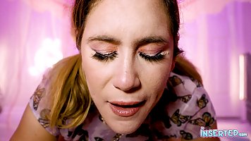 Big ass MILF Aderes Quin gets fucked POV with cum on her face