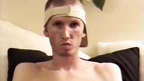 ”Adorable skinny meat rider masturbates his heavy pecker & cums”