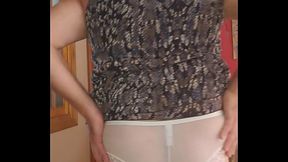 Travestida para salir con amigas