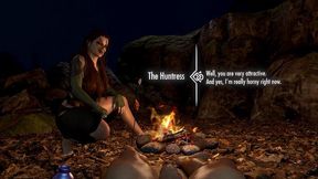Wild Sex Under The Full Moon With A Werewolf Girl - Skyrim Porn Parody