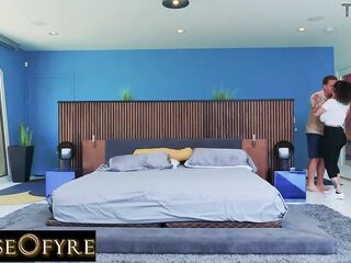 HOUSEOFYRE- Breasty mother I'd like to fuck screws her fan