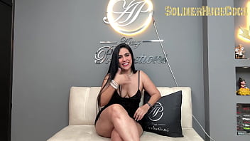 Brunette milf Sarah Black sucks big cock deepthroat