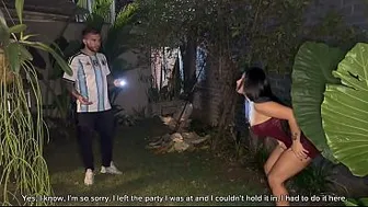My neighbor asks for dirty sex to keep from reporting me - Alejandra Palacios