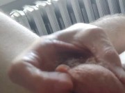 Man pushy getting fucked by favorite pink toy pt. 1