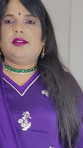 Purple Indian Wear Look