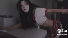 Asian mega-bitch prepped for a creampie by a muddy chinese woman!