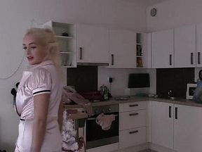 fish net stockings full body transparent no panties dance and show at home